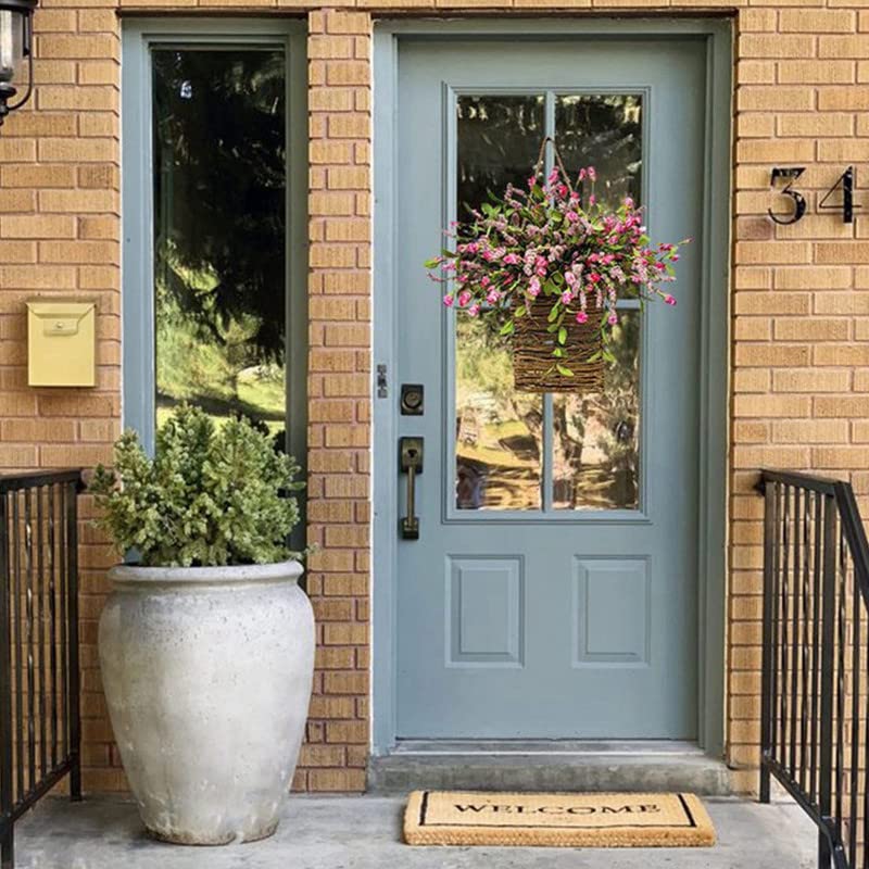 💥LAST DAY SALE 50% OFF💥Cream Hydrangea Door Hanger Basket⚡BUY 2 FREE SHIPPING