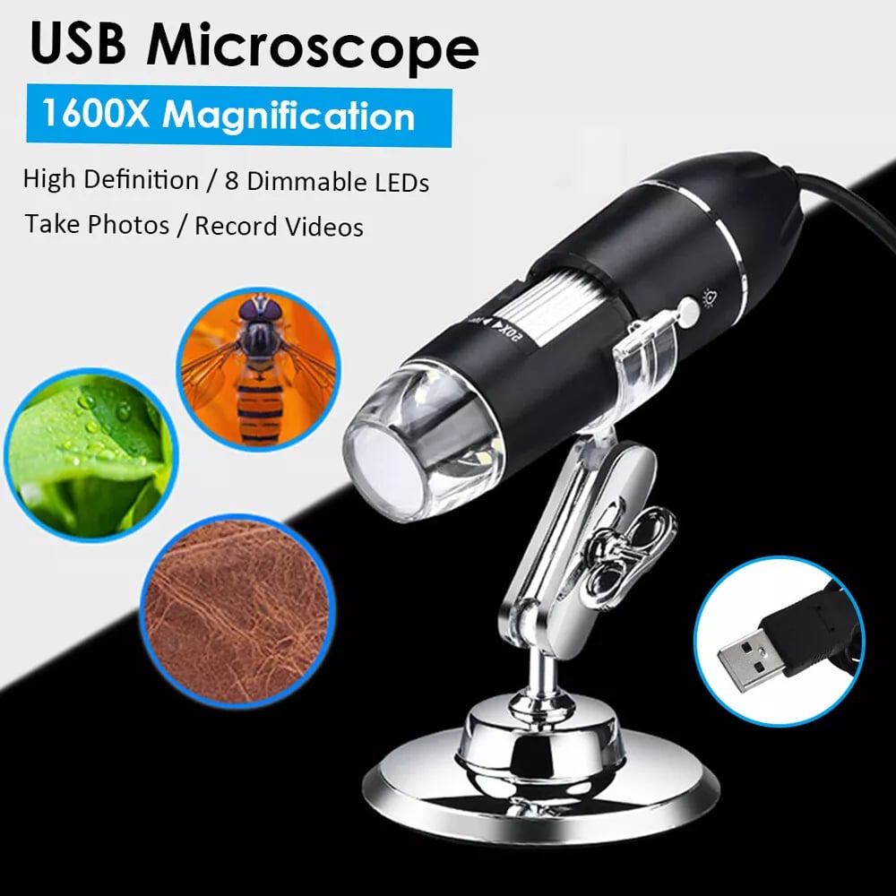 💥LAST DAY SALE 50% OFF💥1600X  Zoom Digital Microscope Camera Portable Magnifier