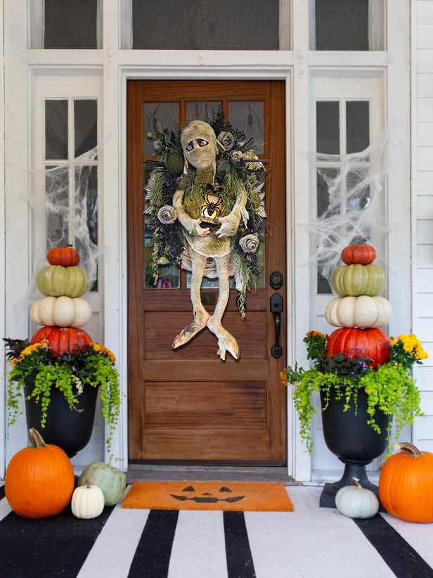 🎃Limited Time Offer💀Mummy Halloween Wreath