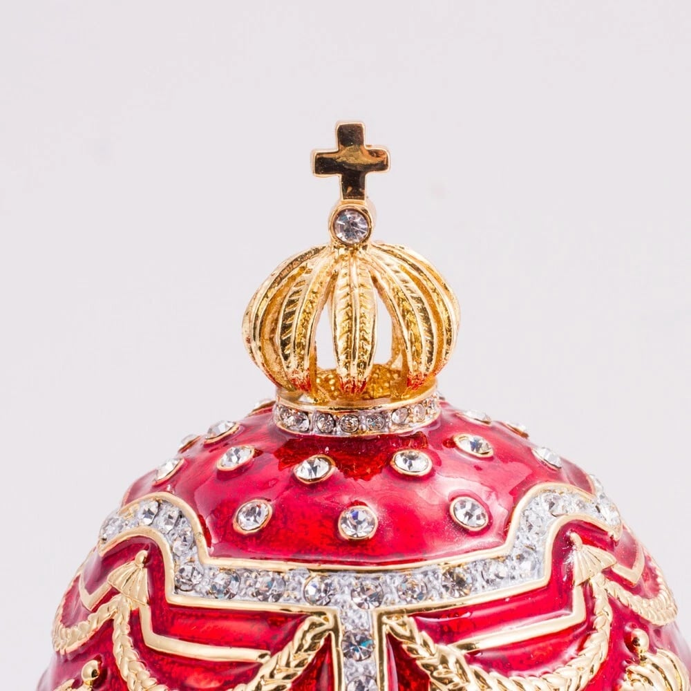 🎁TikTok Last Day Sale - 70% OFF🔥Red Lions Faberge Egg Music Box
