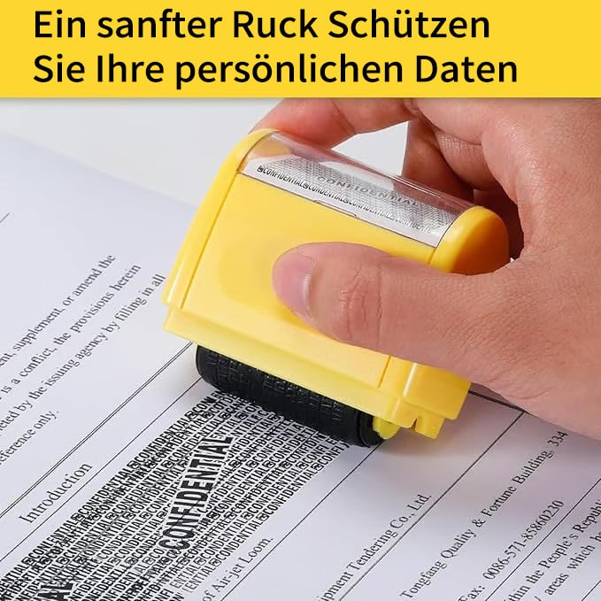 🔥Letzter Tag Verkauf 49% Rabatt📝Sicherheits-Rollenstempel zum Schutz deiner Privatsphäre