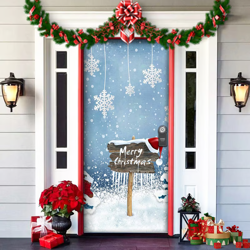 (🎄Christmas Hot Sale - 49% OFF) 2024 Christmas Front Door Decoration, BUY 2 FREE SHIPPING