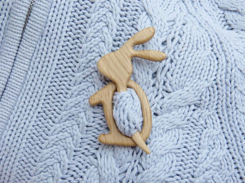 🎅Christmas-Big Sale 65%OFF-2022 Winter Hot Sale Brooch pin with wooden animal pattern (sweater clip)