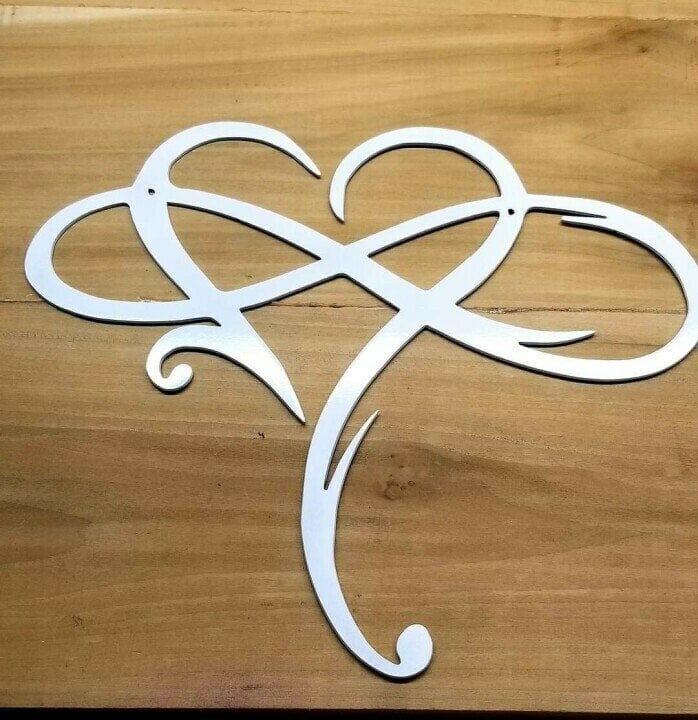 🔥LAST DAY  49% OFF 🔥 Infinity heart - Steel wall decor Metal Wall art