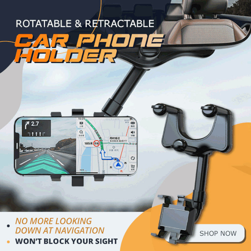 🔥Last Day Promotion 70% OFF🔥Rotatable And Retractable Car Phone Holder(BUY 3 GET FREE SHIPPING)