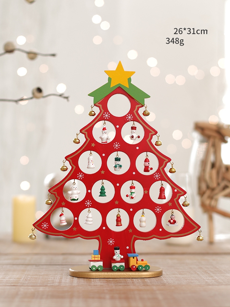 🎅LAST DAY SALE 50% OFF💥DIY Wooden Mini Christmas Tree Set