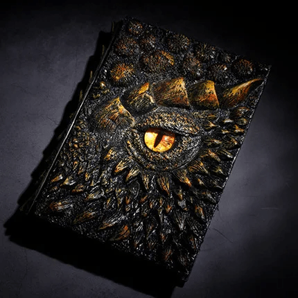 🔥Authentic Handmade 3D Dragon Eye Engraved Notebook🎁Buy 2 Free Shipping