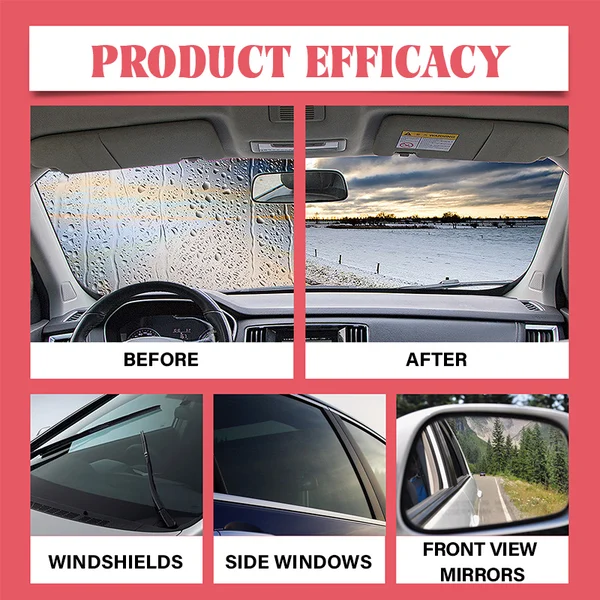 🔥Last Day 50% OFF🔥2 IN 1 Windshield Stains & Oil Film Cleaner