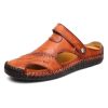 🔥Last Day Promotion - Save 70%🎄Soft Leather Men's Breathable Outdoor Sandals