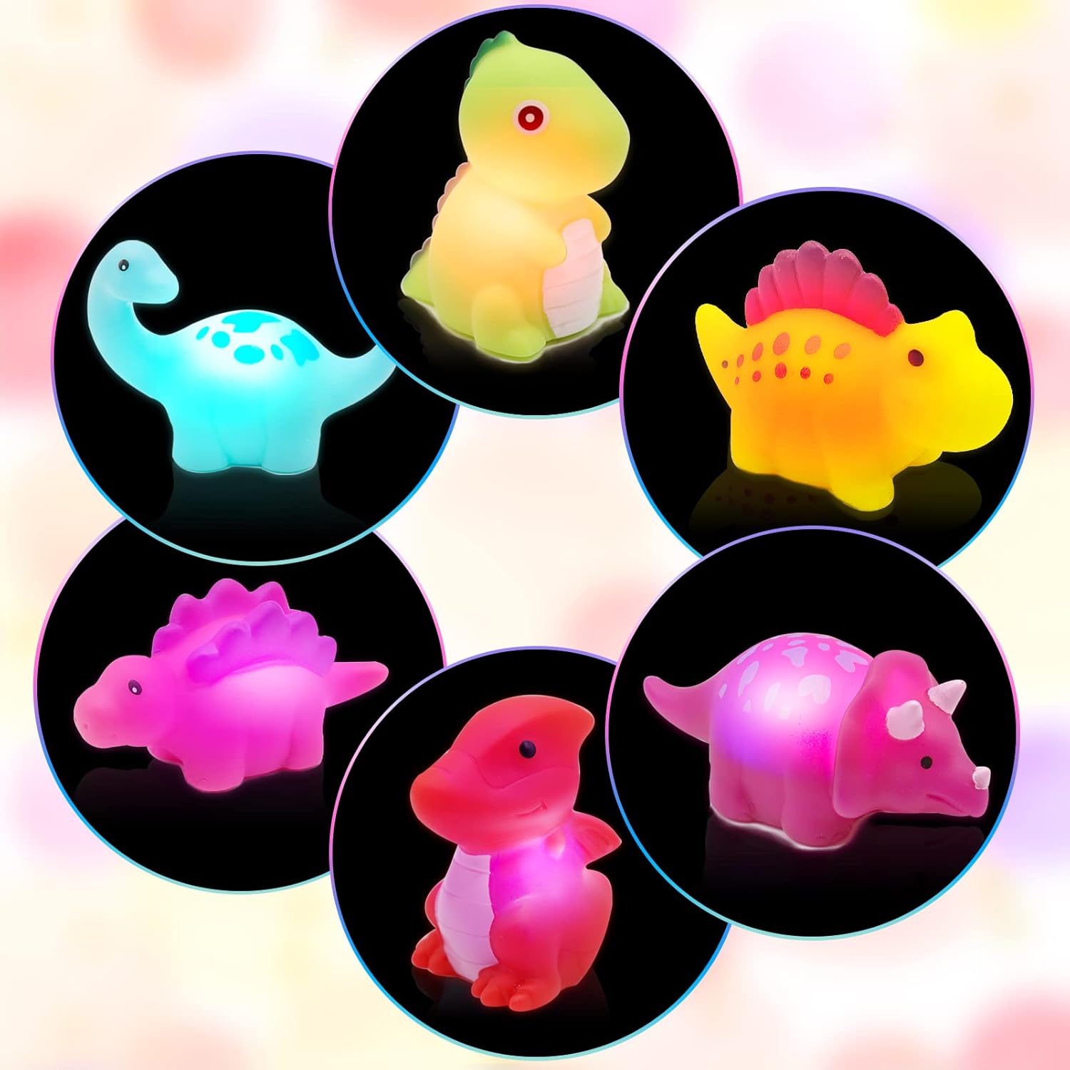 🎁TikTok Last Day Sale - 70% OFF🔥 Glowing Dinosaur Shaped Bath Toy