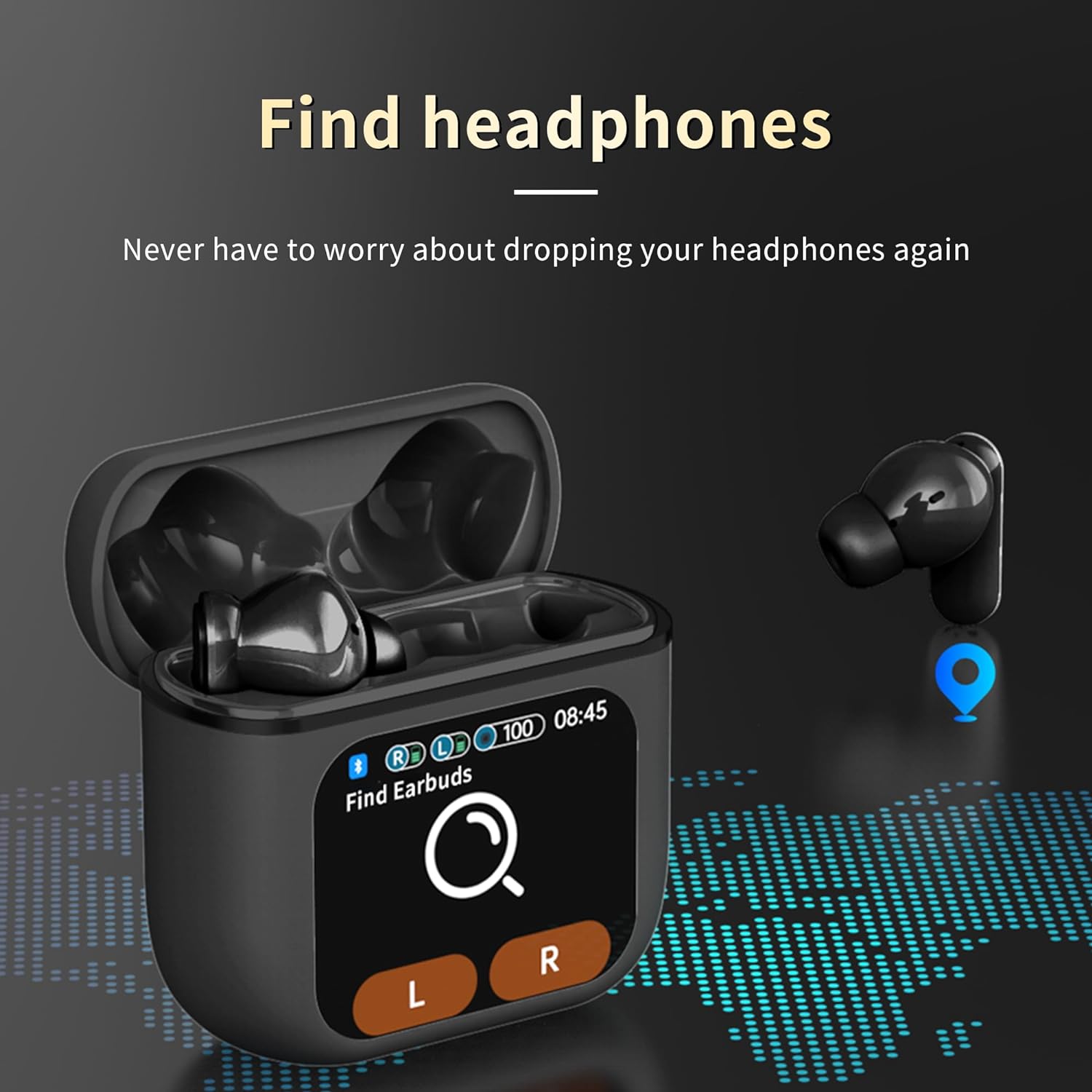 🎁2024 New Arrivals🎁Bluetooth Touchscreen Earbuds Headphones(BUY 2 GET 8% OFF)