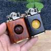 BUY 2 FREE SHIPPING!!-Handmade Rosewood custom windproof kerosene to bead lighter
