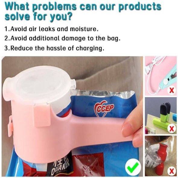 (🔥Summer Hot Sale - Save 50% OFF)  Seal Pour Food Storage Bag Clip, Buy 3 Get 1 Free