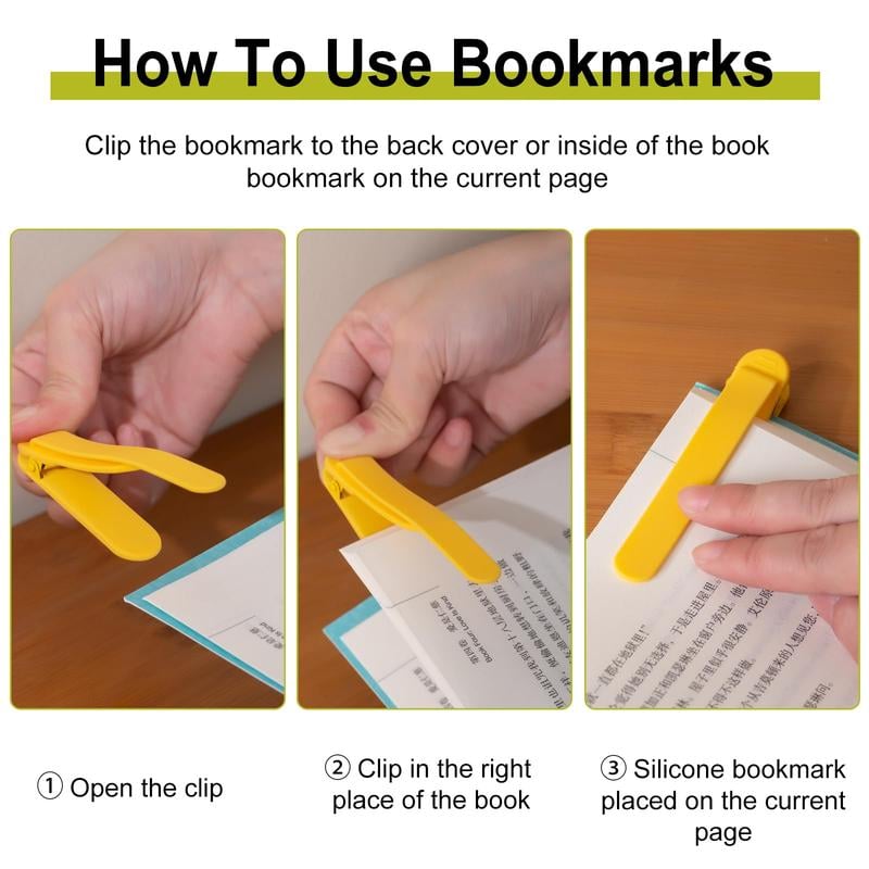 ⏰LAST DAY SALE 50% OFF📚3Pcs Automatic Bookmark