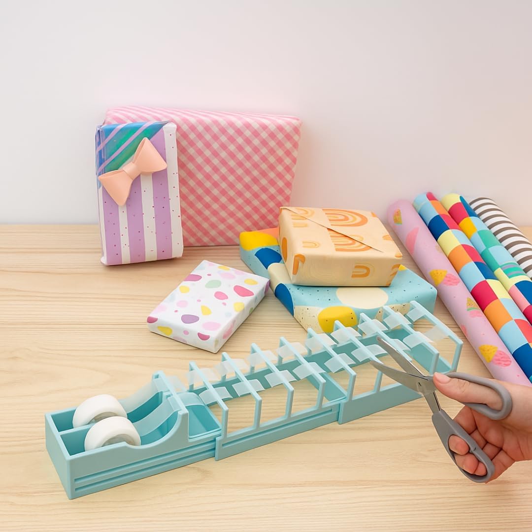 ⏰LAST DAY SALE 50% OFF💥Desktop Tape Dispenser for Gift Wrapping & Crafts