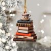 Christmas Book Tree Ornament - Perfect Gift For Book Lovers