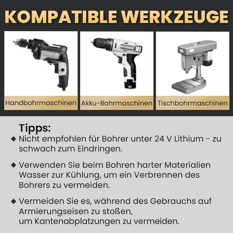 🔥Letzter Tag 49% Rabatt🔥Hochfester Exzenterbohrer-Satz mit 4 Schneiden