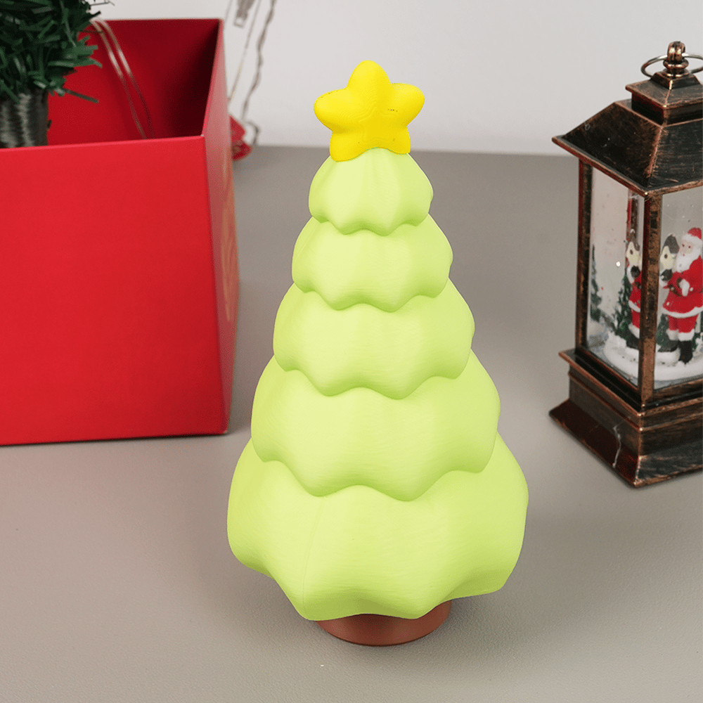 🎄TikTok Christmas Sale - 70% OFF✨🎄3D Printed Christmas Tree Stack-Spiral Creative Stress Relief Toy Storage Ornaments