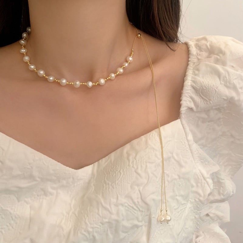 🔥Last Day Promotion 50% OFF🔥Florence Dainty Pearl Necklace