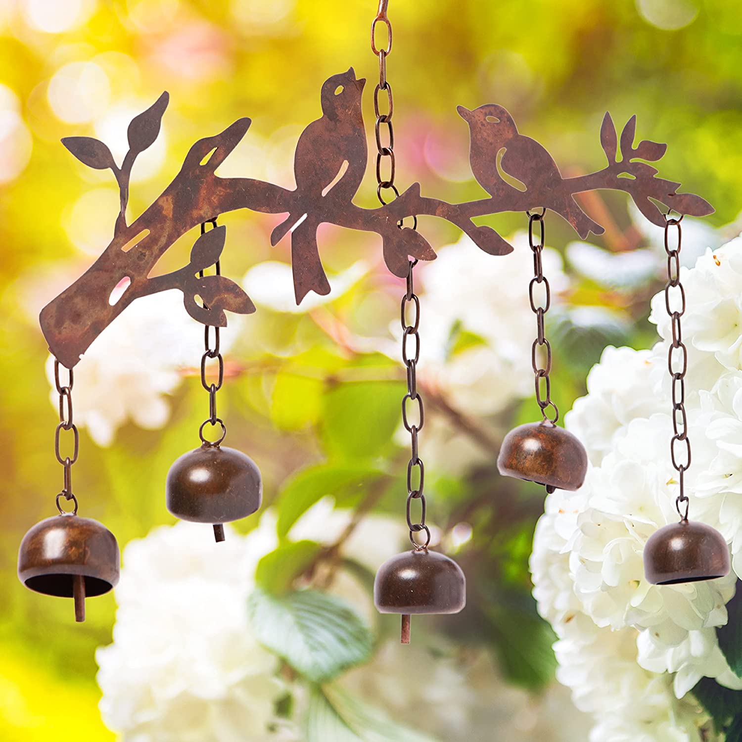 (🔥Mother's Day 2022 Deals - 50%OFF) Ancient Graffiti Birds w/Bells Wind Chime - Buy 2 Get Extra 10% OFF