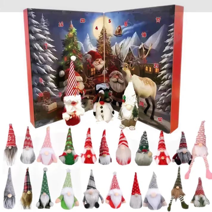 🎁TikTok Last Day Sale - 70% OFF❄️🎅Christmas Gnome Countdown Calendar 2025🥰 🔥