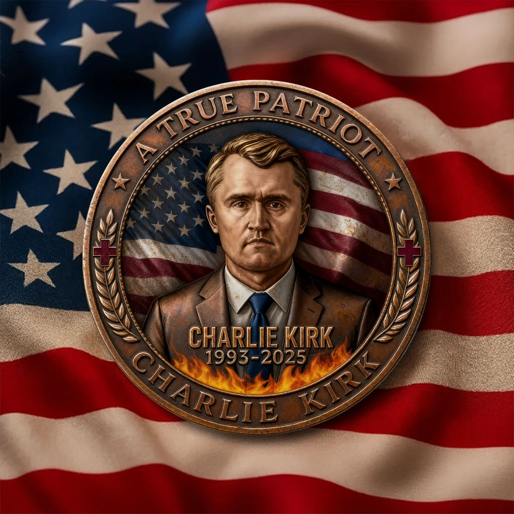 🙏Last Day 60% OFF For Charlie's Fans - 🎗️🕊️Charlie Kirk Memorial Coin