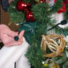 Banister Protecting Garland Ties