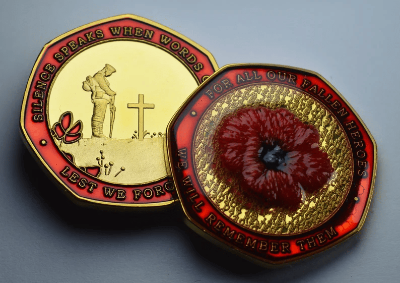 Limited Edition - Red Poppy Soldiers Commemorative Insignia