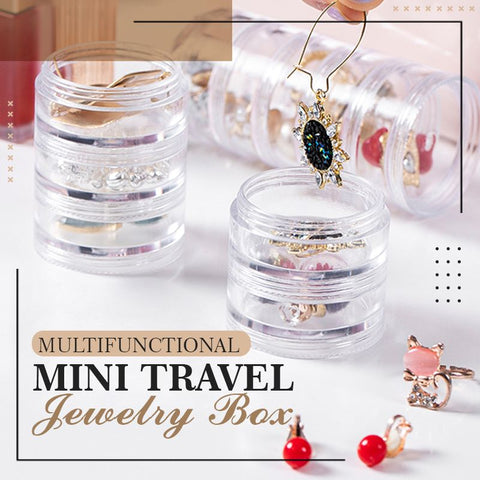 🎄Early Christmas Sale 48% OFF-Multifunctional Mini Multi-layer Travel Jewelry Box(BUY 2 GET 1 FREE)