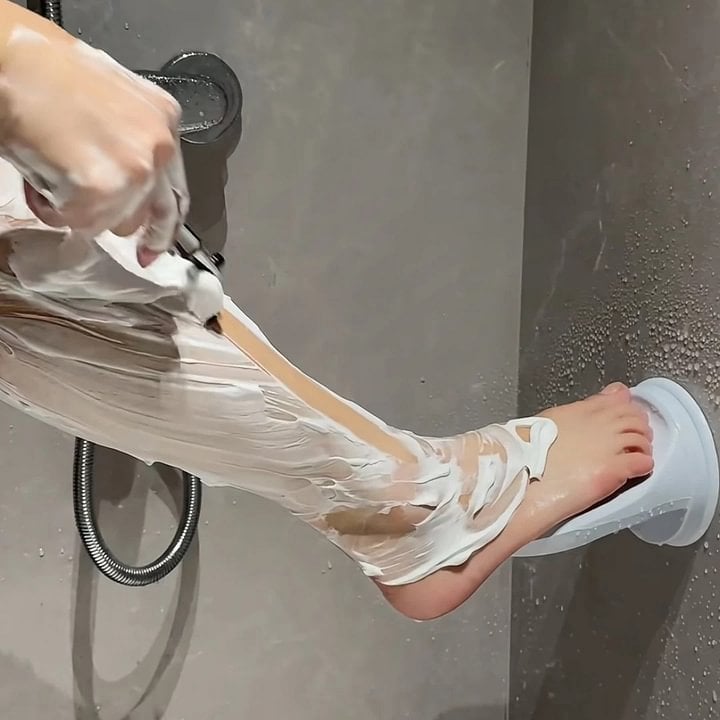 Suction Mount Shower Foot Rest - Easy Install Non Slip