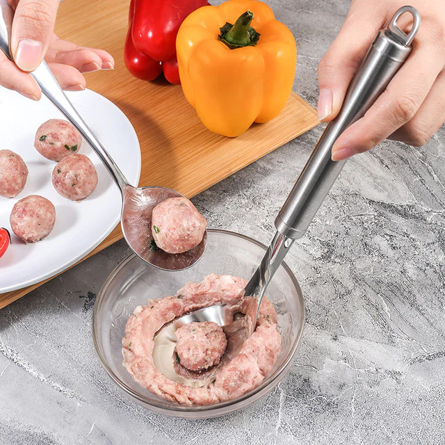 Christmas Hot Sale 48% OFF - Stainless Steel Meatball Scoop - BUY 3 GET 1 FREE NOW