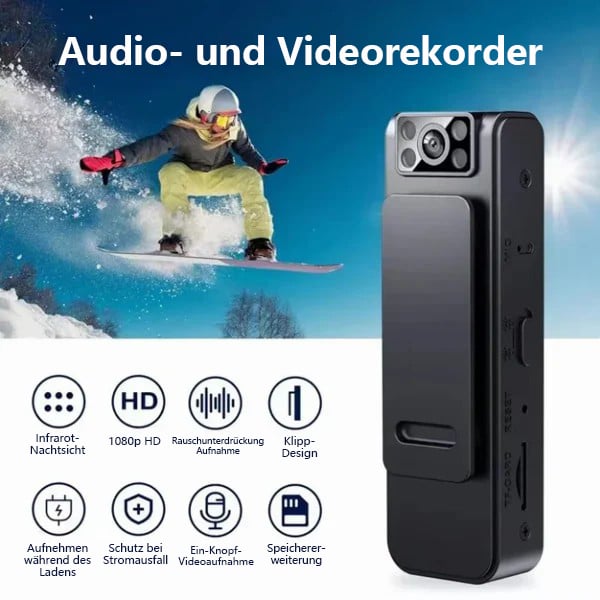 🔥Neue HD 1080P Kamera mit Geräuschreduktion
