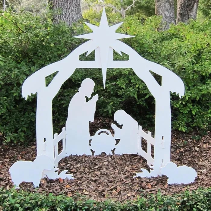 (🔥Last Day Promotion 50% OFF) Holy Night Outdoor Christmas Nativity Set - Buy 2 Get Extra 10% OFF & FREE SHIPPING