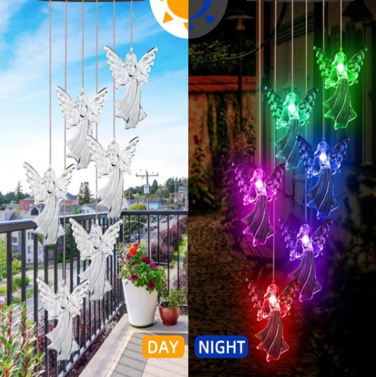 Mother's Day Limited Time Sale 70% OFF💓Patio Solar Hummingbird Wind Chimes Butterfly Landscape Lights