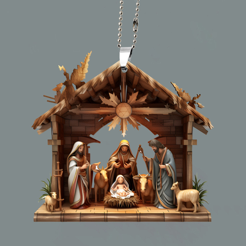 (🌲Early Christmas Sale- 50% OFF🎅) Nativity Christmas ornament