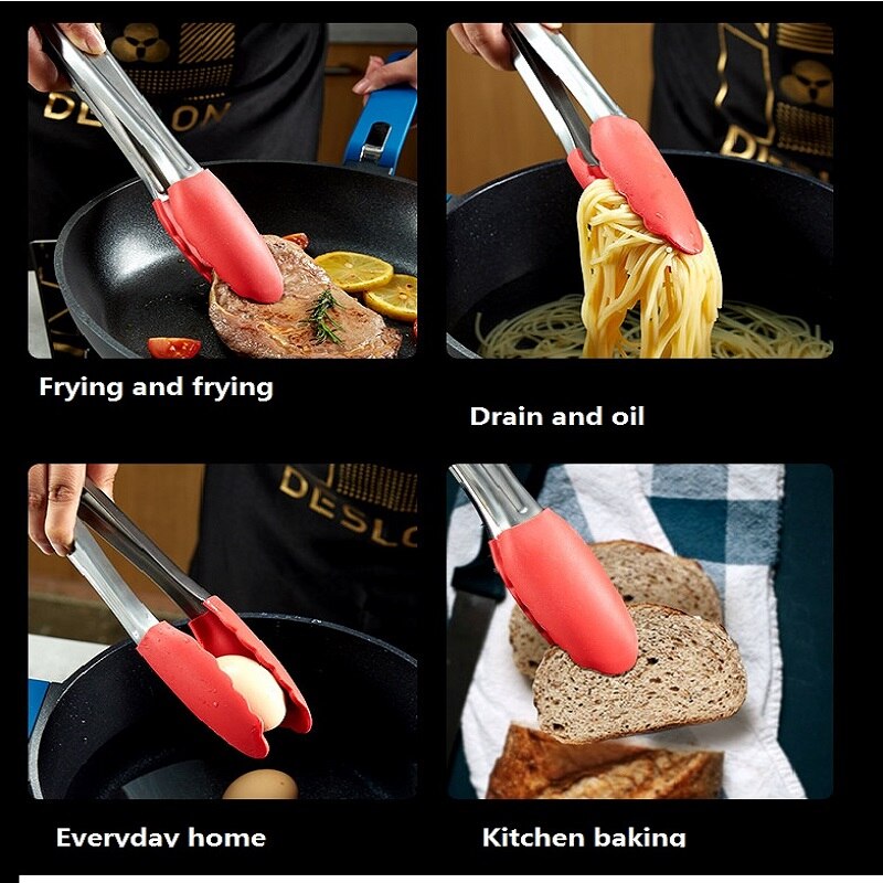 (🔥2023 New Year Sale-48% OFF) Silicone BBQ Grilling Tong - Buy 2 Get 2 Free Now!