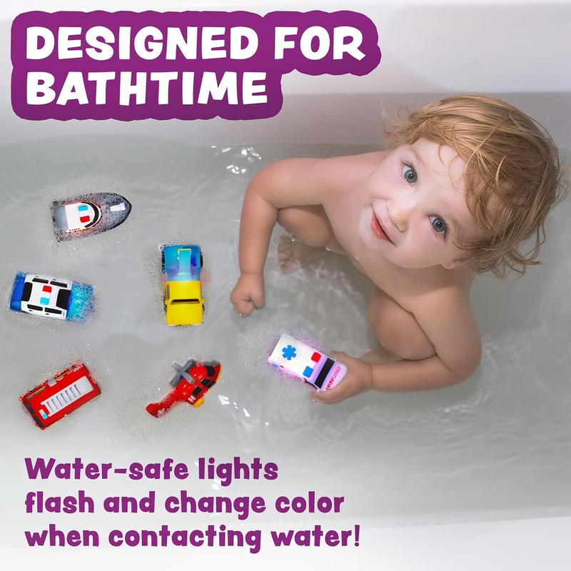 🔥LAST DAY 50% OFF🔥Emergency Cars Light Up Bath Toys