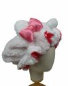 Handmade Cute Teddy Satin Bonnet for Curly Hair
