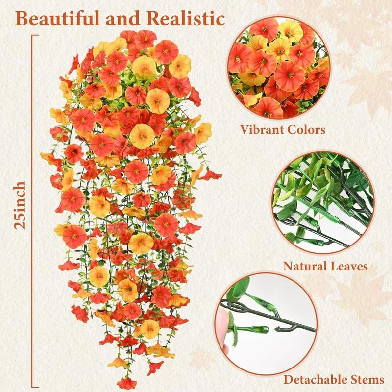 🔥Last Day Promotion 50% OFF🔥UV Resistant Hanging Morning Glory for Fall Decor