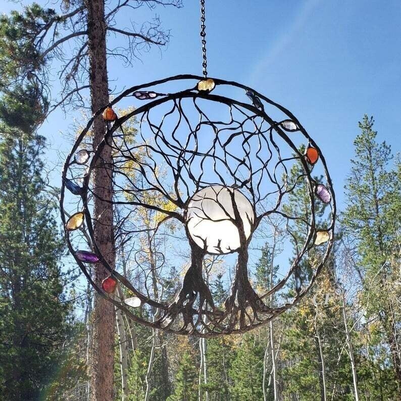 🎄Last Day 70% OFF- Circle of Life Garden Wall Art, The Moon Huggers