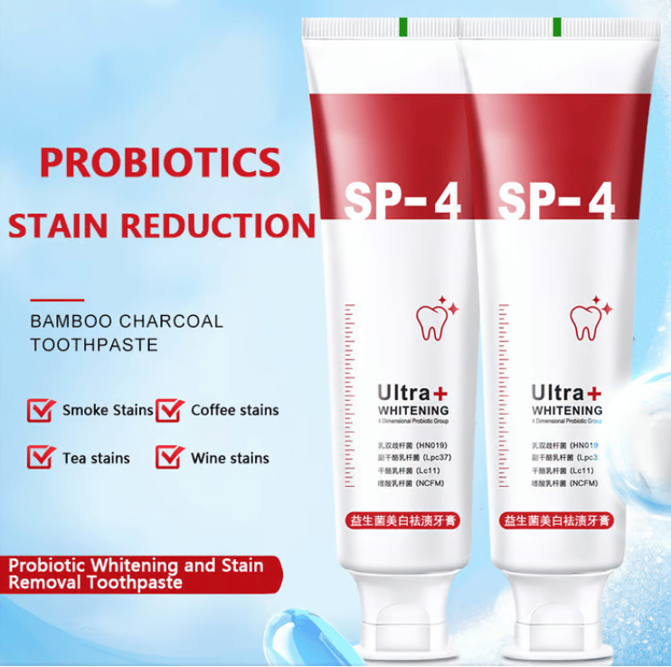 🔥Probiotic Whitening Toothpaste-Removes Years of Stains