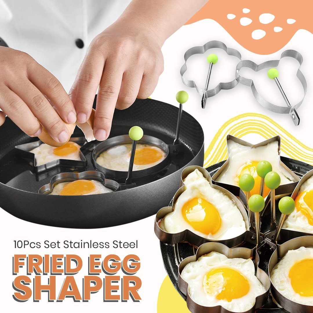 🔥(Mother's Day Hot Sale - 50% OFF) Stainless Steel Fried Egg Mold - BUY 4 GET 2 FREE