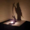 Funny Shadow Stand - Halloween Metal Candle Holder