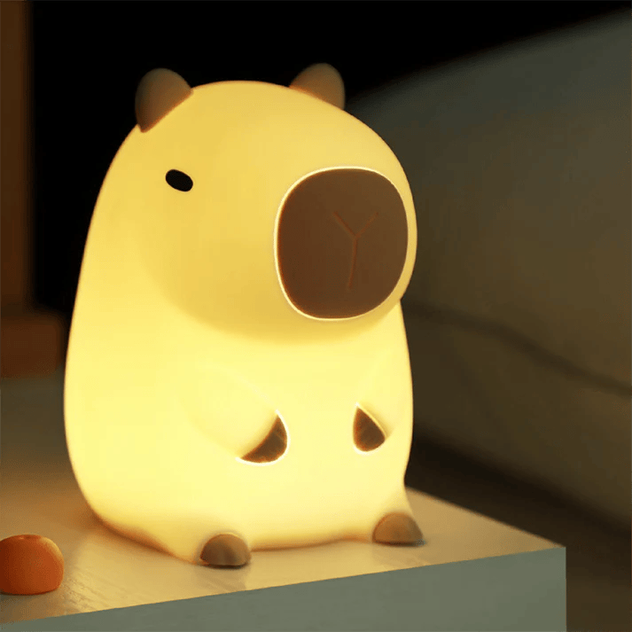 🎁TikTok Last Day Sale - 70% OFF✨Ffunhoo™ Capybara Squishy Night Light - Perfect Gift👍