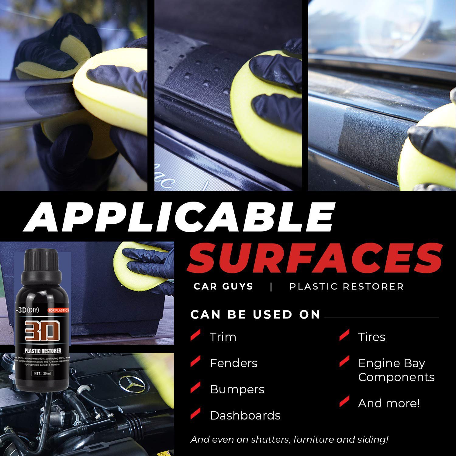 🔥Buy 3 Get 2 Free & Free Shipping🔥9H NANO Car Plastic Plating Refurbishing Agent