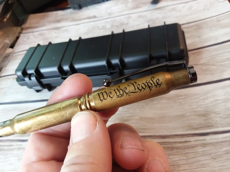 ✒️Personalized Pen Made From Real 308 Caliber Bullets From Battlefield (Buy 2 Free Shipping)