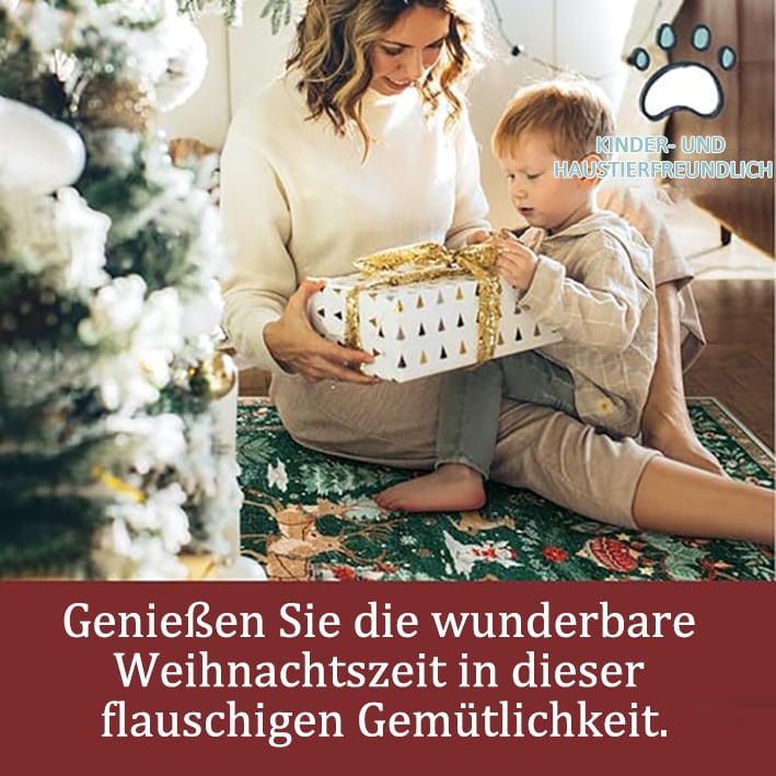 🎁Weihnachts-Schnäppchen 49 % Rabatt⚡Weihnachtsteppich für den Innenbereich