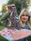 The Quilted Witch Hat | Handcrafted Folk Art Hat