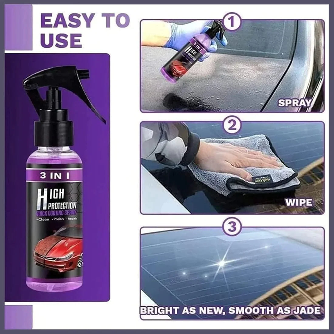 🔥Last Day Sale - 50% OFF🎁3 in 1 Ceramic Shiner & High Protection Coating ™ (Buy 1 Get 1 Free)