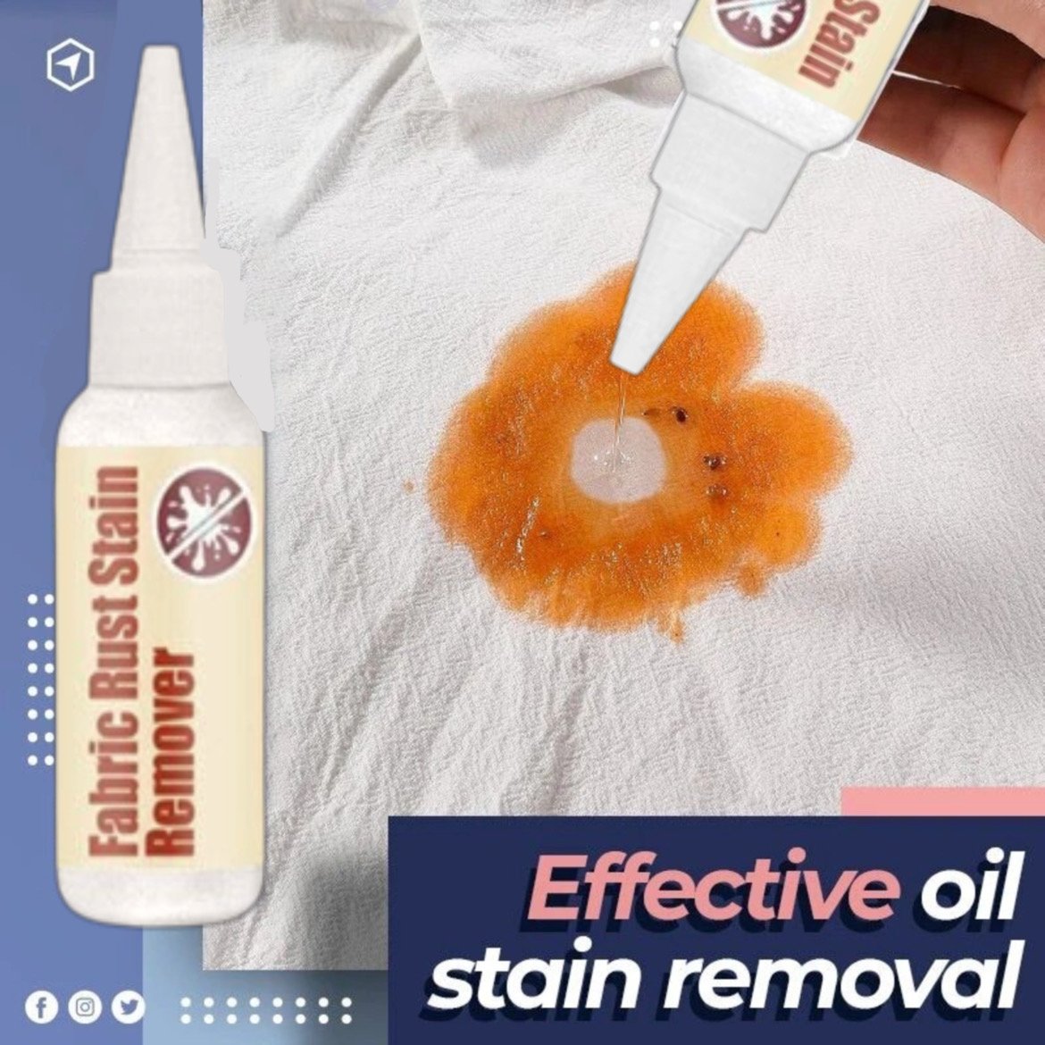 (🔥Last Day Promotion - 48% OFF) Emergency Stain Rescue - Buy 3 Get 2 Free